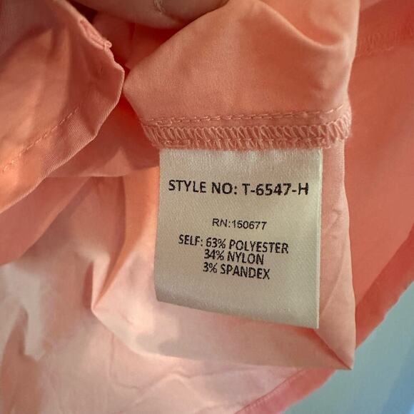 Strut‎ & Bolt Tie Front Sleeveless Blouse Preppy Flirty Lightweight Pink Size S - Picture 3 of 5